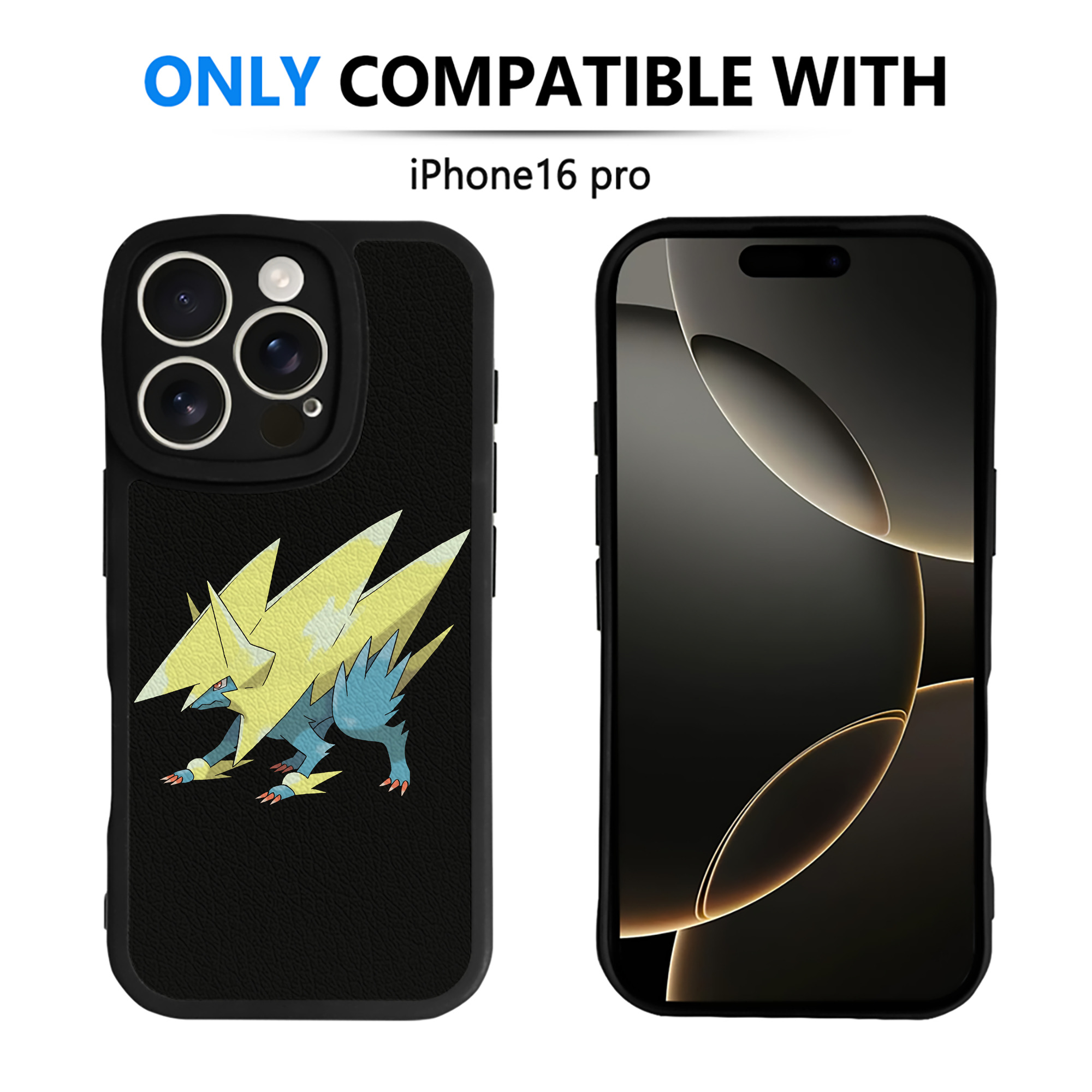 （画像用） ポケットモンスター Pokémon 【iPhone 16シリーズ対応】シリコンスマホケース（レザー調） 材質：シリコン